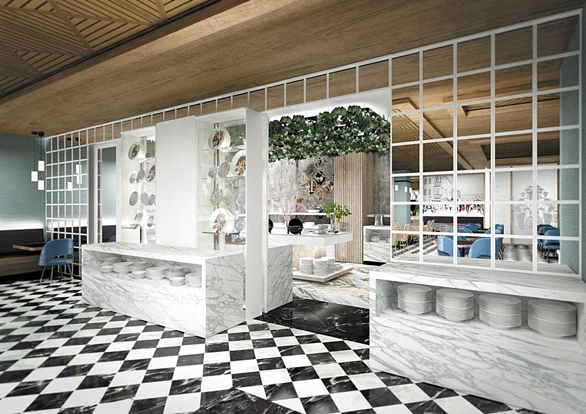 فندق بارثيللو إيماخينيه مدريد المظهر الخارجي الصورة The interior of the lounge